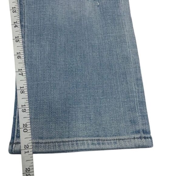 Cosmic Blue Love Sanctuary Wash Adrianne Cropped Boyfriend Jeans - Petite - Picture 7 of 8